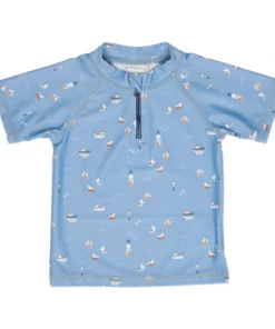 Little Dutch Swim T-shirt Sailors Bay Dark Blue