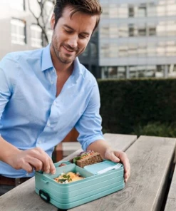 Mepal EAT Bento Lunch Box Take A Break Large - Nordic Green