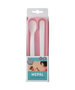 Mepal Mio Set Baby Spoons - Deep Pink, 2pcs.