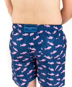 James Cromwell Navy Bold Fish Boys SUMMER TIME