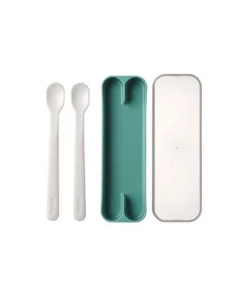 Mepal Mio Set Baby Spoons - Deep Turquoise, 2pcs. NEW IN