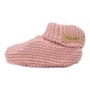 Little Dutch Knitted Baby Booties Blush Pink