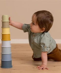 Little Dutch Stacking Cups Blue PLAY