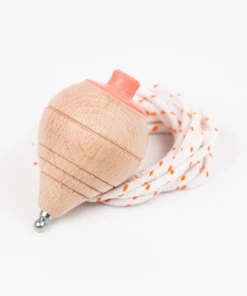 Me & Mine PLAY Wooden Spinning Top Available In Various Colours