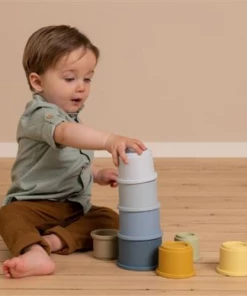 Little Dutch Stacking Cups Blue PLAY