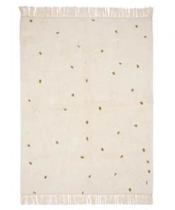 Little Dutch HOME Rug Dot - Pure Natural/Olive - 170x120cm - LD
