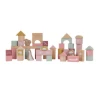 Little Dutch Building Blocks In Bucket Pink - LD7018