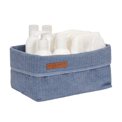 Little Dutch Storage Basket L - Pure Blue
