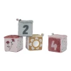 Little Dutch Set Of Soft Cubes Flowers & Butterflies PLAY