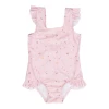Little Dutch Bathsuit Ruffles Little Pink Flowers