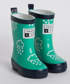 Grass & Air Mini Adventure Boots With Bag - Green