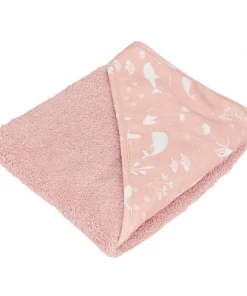 Little Dutch Hooded Towel - Ocean Pink