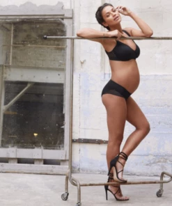 Cache Coeur Maternity Shorts - Serena - Black