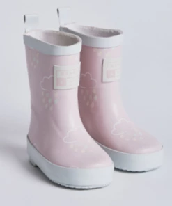 Grass & Air Mini Adventure Boots With Bag - Baby Pink SALE