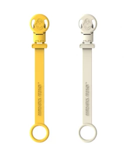 Doudou Et Compagnie LION & GIRAFFE DOUBLE SOOTHER CLIPS NEW IN