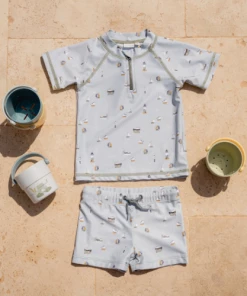 Little Dutch Swim T-shirt Sailors Bay Olive NEW IN