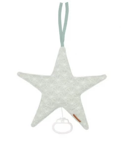 Little Dutch Star Shaped Music Box - Lily Leaves - Mint - LD
