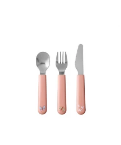 Little Dutch NEW IN Children's Cutlery Set Flowers & Butterflies