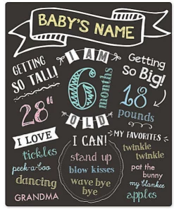 Pearhead MATERNITY & PARENTS Baby’s Monthly Chalkboard