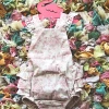 Gaia & Nina Romper In Vintage Blush Floral