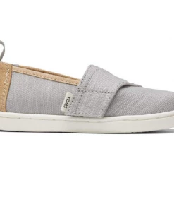 Toms Tiny Alpargata Woven Grey