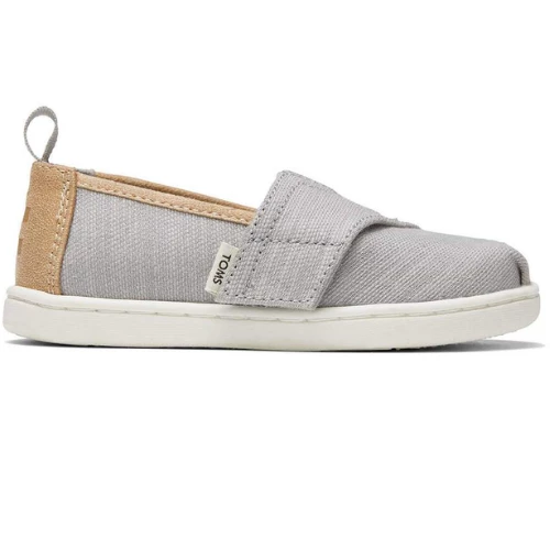 Toms Tiny Alpargata Woven Grey
