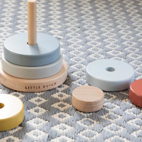 Little Dutch Stacking Rings Pure & Nature - LD PLAY