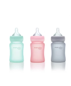 Everyday Baby Glass Bottle 150ml - Silicone Coated SALE