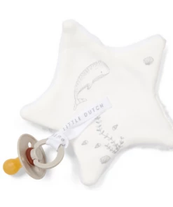 Little Dutch Pacifier Cloth - Ocean White