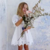 Gaia & Nina Ibiza Dress In White NEW IN