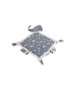 Little Dutch Cuddle Cloth Whale - Ocean Blue