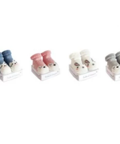 Doudou Et Compagnie WEAR Newborn Socks - Little Ears F - DC3706