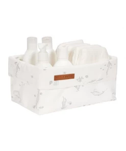Little Dutch Storage Basket L - Ocean White ON THE MOVE