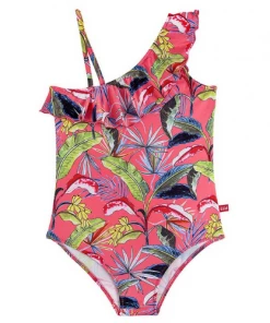 Condor Chic Bananas Swimsuit With Asymmetric Braces