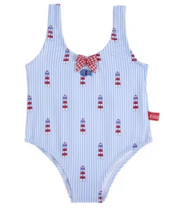 Condor Med Riviera Swimsuit With Small Bow SUMMER TIME