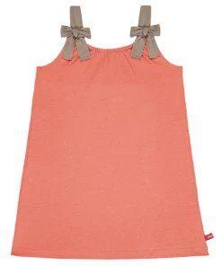 Condor Dress With Herringbone Ribbon Braces - Peony SUMMER TIME