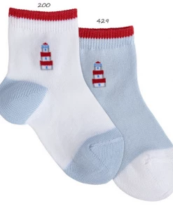 Condor Tights & Socks Lighthouse Short Socks White