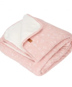 Little Dutch CARE Bassinet Blanket - Wild Flowers Pink