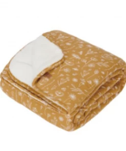 Little Dutch Bassinet Blanket - Wild Flowers Ochre CARE