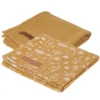 Little Dutch Muslin Cloths 70 X 70 Wild Flower Ochre / Pure Ochre (set Of 2)