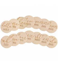 Pearhead Wooden Milestone Props MATERNITY & PARENTS