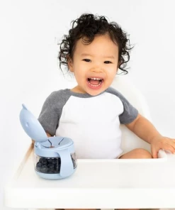 Ubbi NEW IN Tweat Snack Container – Cloudy Blue