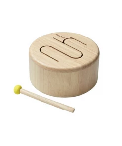 Plan Toys PLAY Solid Drum - Natural - PT 6439