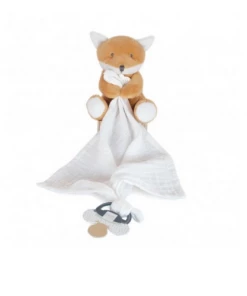 Doudou Et Compagnie Pacifier Clips - Fox Baby Essentials