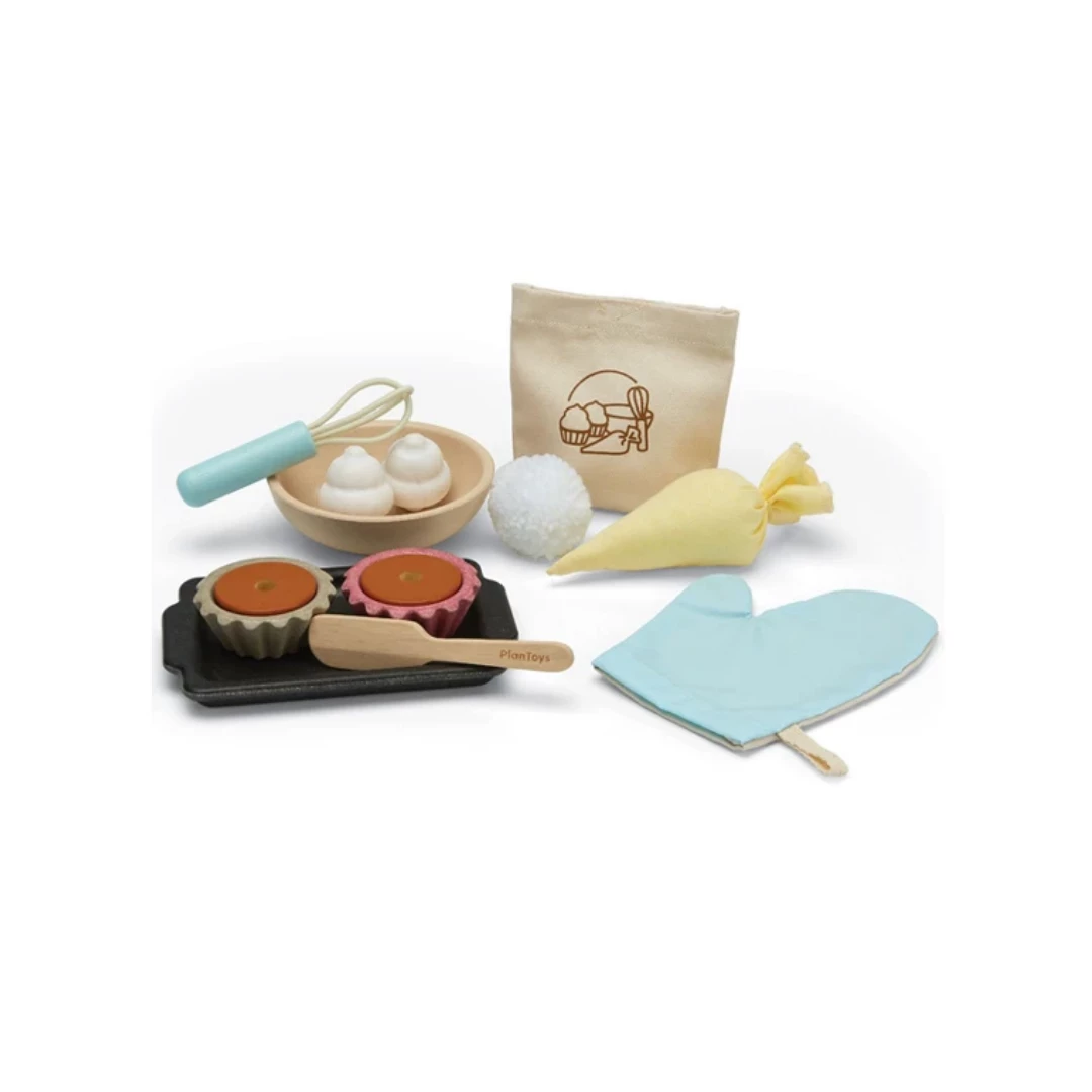 Plan Toys PLAY Cupcake Set - PT 3626