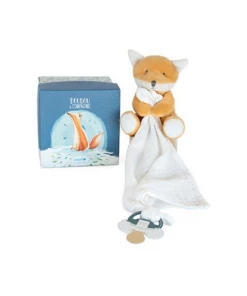 Doudou Et Compagnie Pacifier Clips - Fox Baby Essentials