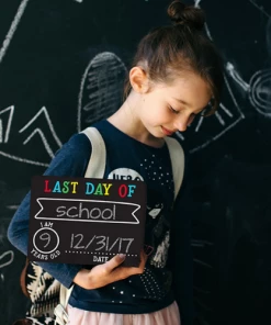 Pearhead First And Last Day Chalk Signs