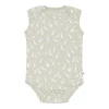 Little Dutch Bodysuit Sleeveless Little Goose Olive