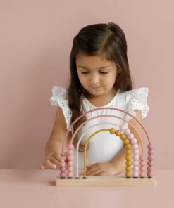 Little Dutch Rainbow Abacus - Pink - LD7031 PLAY