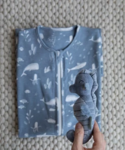 Little Dutch SALE Rattle Toy Seahorse - Ocean Blue - LD